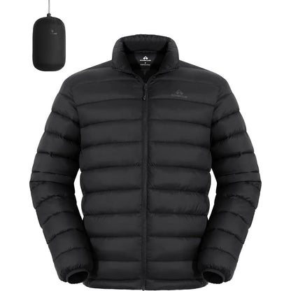 Pioneer Camp Mens Lightweight Packable Puffer Jacket Winter Insulated Puffy Coat Water Repellent Warm Quilted Jackets Travel