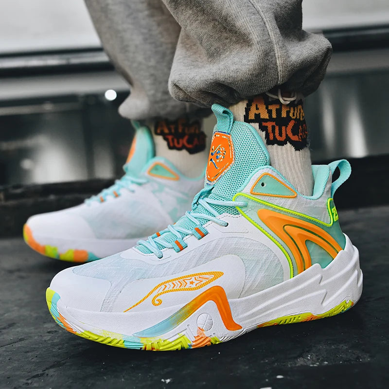 Men Basketball Shoes Women Unisex Unisex Outdoor Non-slip Trainer Light High Quality Athletic Sneakers Breathable Sports Shoes