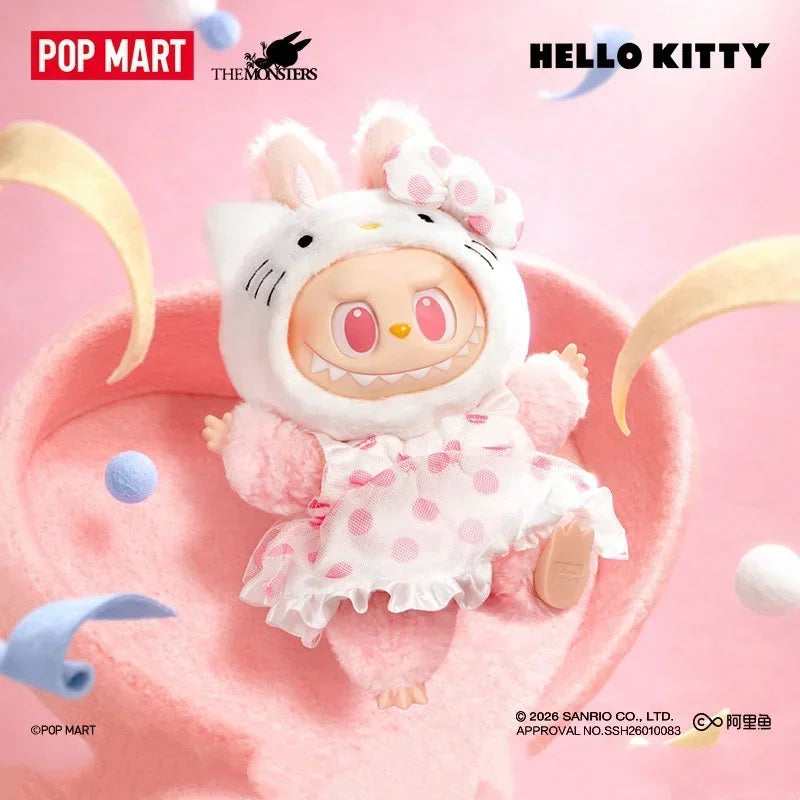 POP MART Labubu Monsters Sanrio Characters Series Vinyl Plush Mystery Guess bagBlind Box Anime Figure Soft Toy for Desktop Decor
