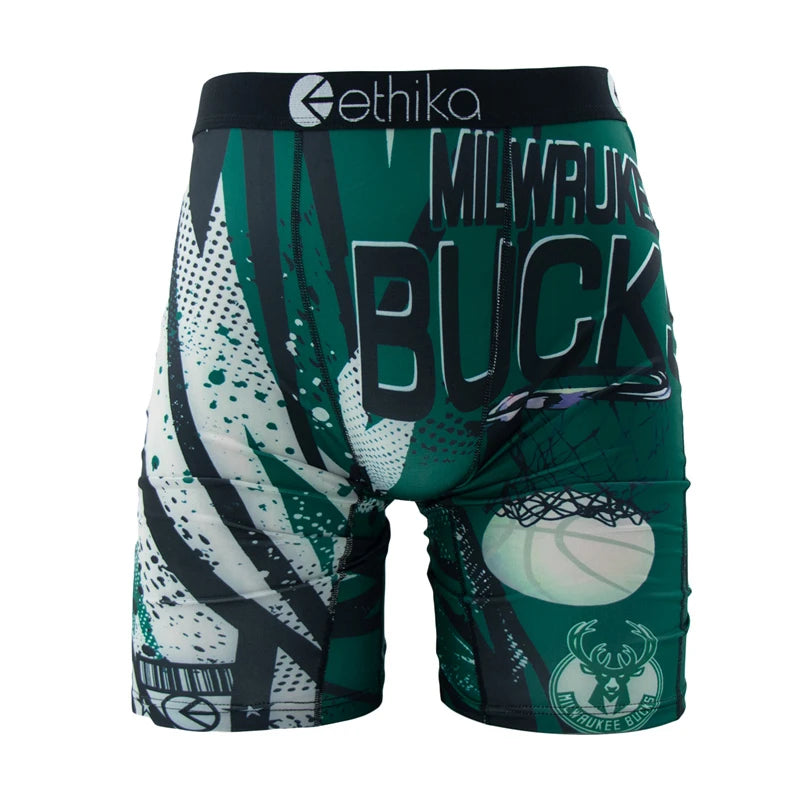 ETHIKA 1Pcs Sexy Men Underwear Boxers Breathable Man Swimming Underpants Plus Size S-3XL Mens Panties Trunks Men's Boxer Briefs