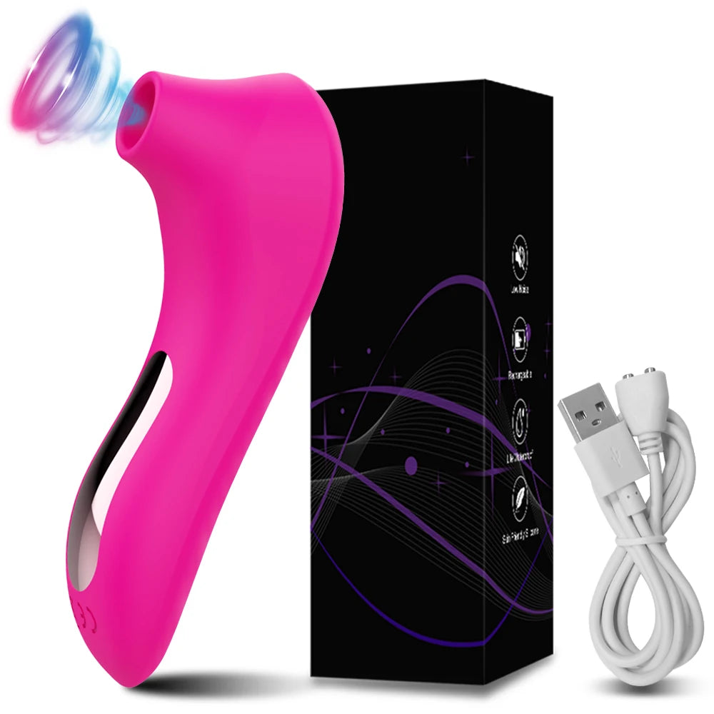 Sucker Clitoris Sucking Adult Supplies Vibrator Female Clit Oral Stimulator Nipple Vagina Sex Toys for Women Masturbator Product