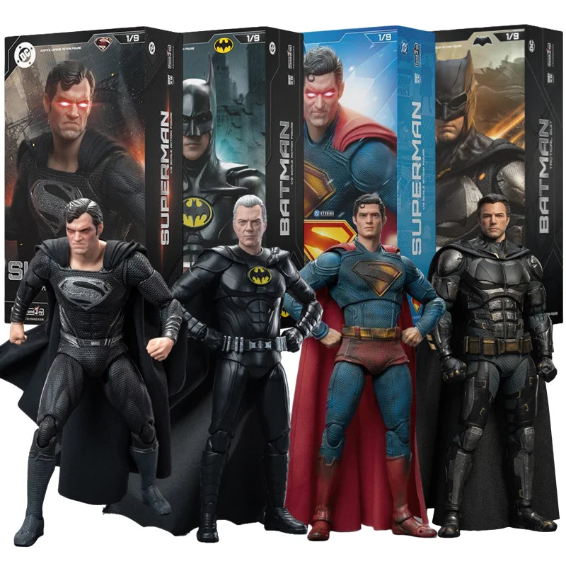Fondjoy Justice League Ben Batman Figure Superman Batman Wonder Woman Aquaman Mera Anime Figures Collectble Models Toys Gift