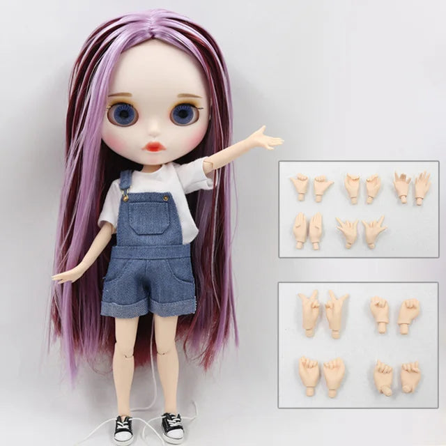 ICY DBS Blyth Doll icy 1/6 bjd 30cm toy white skin joint body naked doll or doll clothes shoes