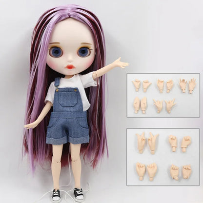 ICY DBS Blyth Doll icy 1/6 bjd 30cm toy white skin joint body naked doll or doll clothes shoes