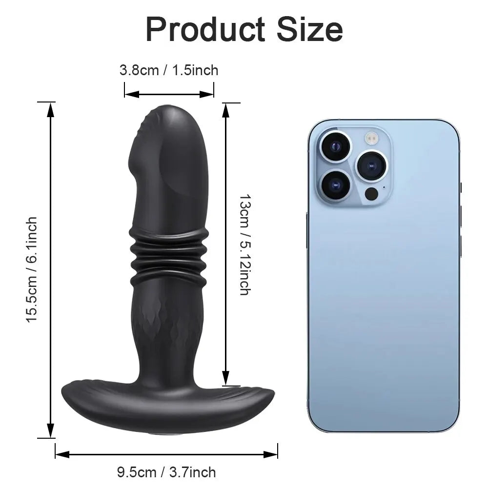 App-Controlled Telescopic Anal Massager