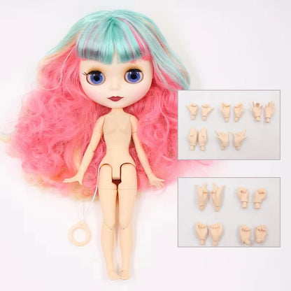 ICY DBS Blyth Doll 1/6 BJD Joint Body White Skin Tan Skin Dark Skin Matte Face Nude Doll 30cm Anime Toy Girls Gift