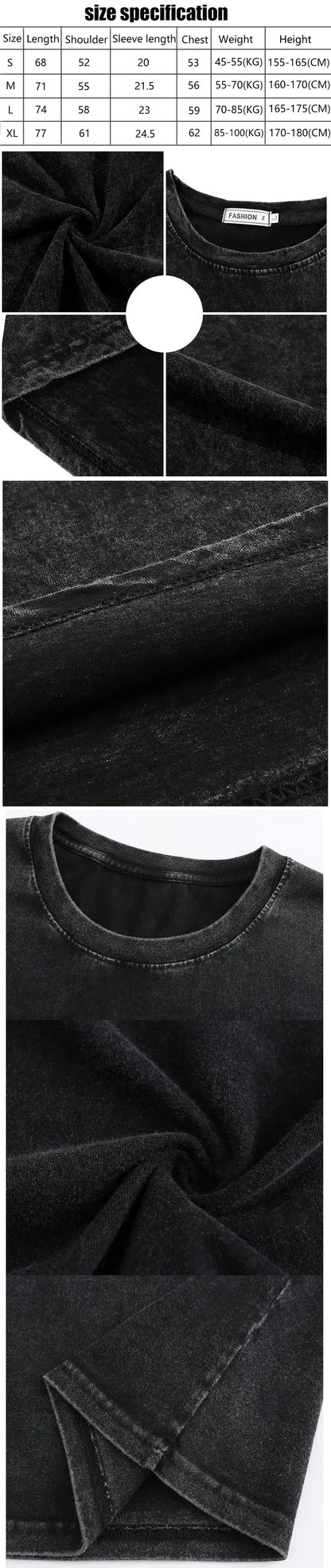 100% Cotton Oversized T Shirt For Men Women HipHop Washed T Shirts cactus jack Short Sleeve Gift Tops look mom i can fly K39