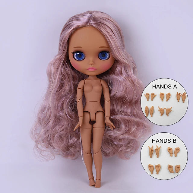ICY DBS Blyth Doll BJD Joint Body dark Skin Set 1/6  30cm Girl  Gift Anime SD