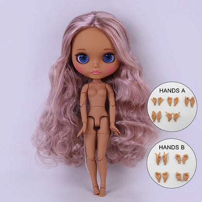 ICY DBS Blyth Doll BJD Joint Body dark Skin Set 1/6  30cm Girl  Gift Anime SD