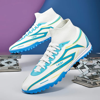 TF Turf Soccer Boots Unisex Non-Slip Wear-Resistant Breathable Lightweight Stable Grip Perfect for All Age Football Enthusiasts