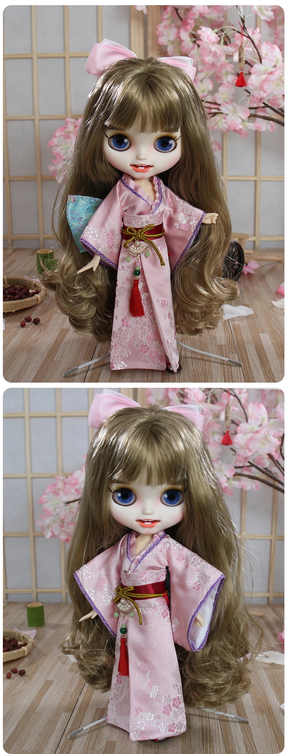 ICY DBS Blyth Doll 1/6 Clothing Joint Body Princess Dress Casual Clothing Toy Gift