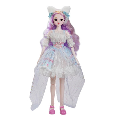 Special Price DBS 1/3 BJD Doll 62cm Height Mechanical Joint Body With Full Makeup Hair Eyes Clothes Toy Gift