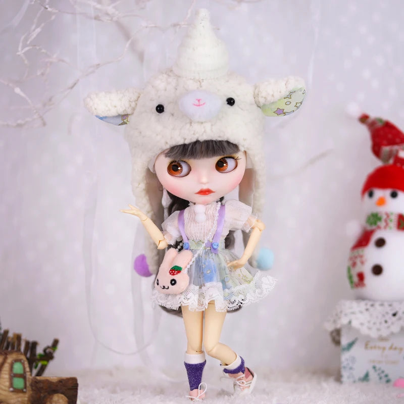 ICY DBS Blyth Doll 1/6 Clothing Joint Body Princess Dress Casual Clothing Toy Gift