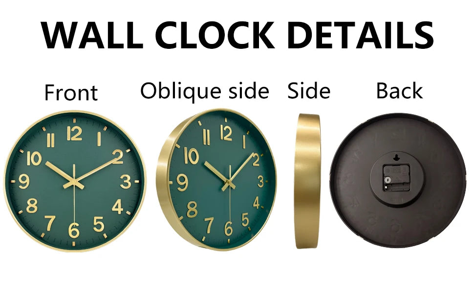Retro Quartz Wall Clock Modern 3D Cubic Digital Silent Clock Living Room Bedroom Wall Clock Fashion Non Ticking Home Decoration