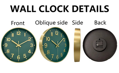 Retro Quartz Wall Clock Modern 3D Cubic Digital Silent Clock Living Room Bedroom Wall Clock Fashion Non Ticking Home Decoration