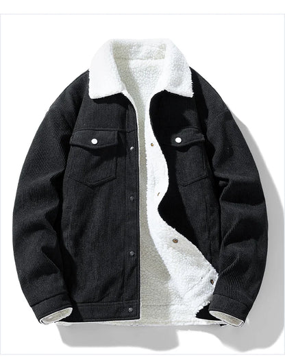 Men's Jackets and Coats Fashion Warm Corduroy Thick Coats 2026 Winter Fashion Men's Coats Down Jackets Men's Cotton Clothing