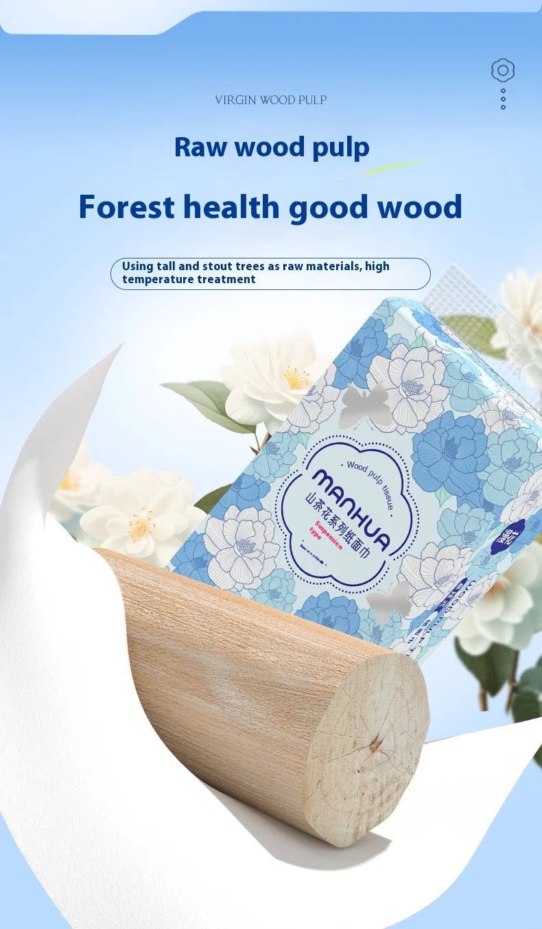 4-Layer Household Paper Tissue Pack