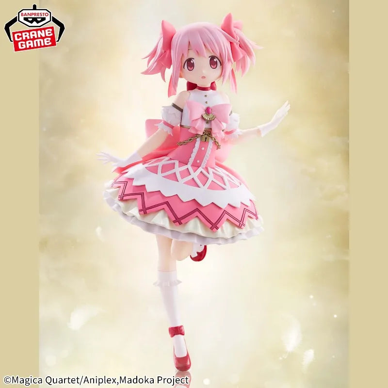 In Stock Original BANDAI BANPRESTO Puella Magi Madoka Magica Kaname Madoka Anime Model Collection Toys Gifts WY