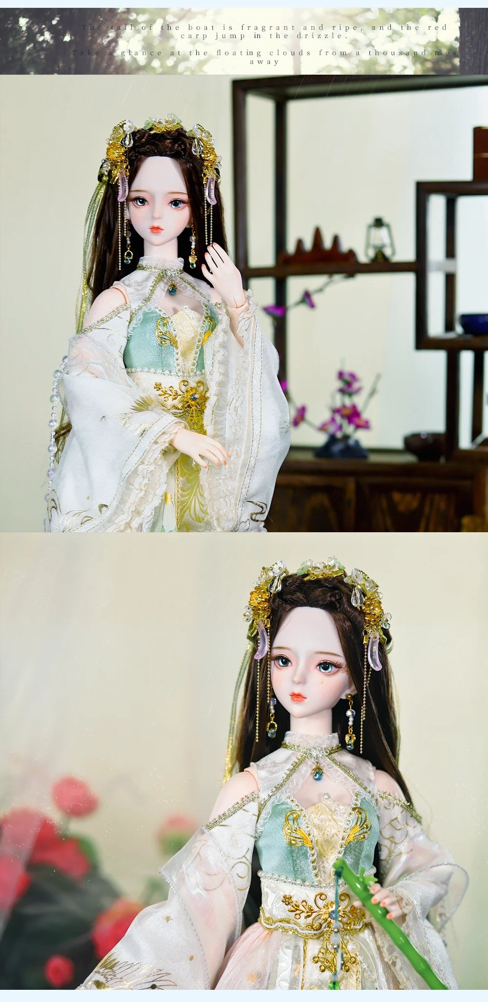 DBS 1/3 BJD toy Dream Fairy Season Series mechanical joint Body hand-painted makeup high quality 60cm collection doll sd