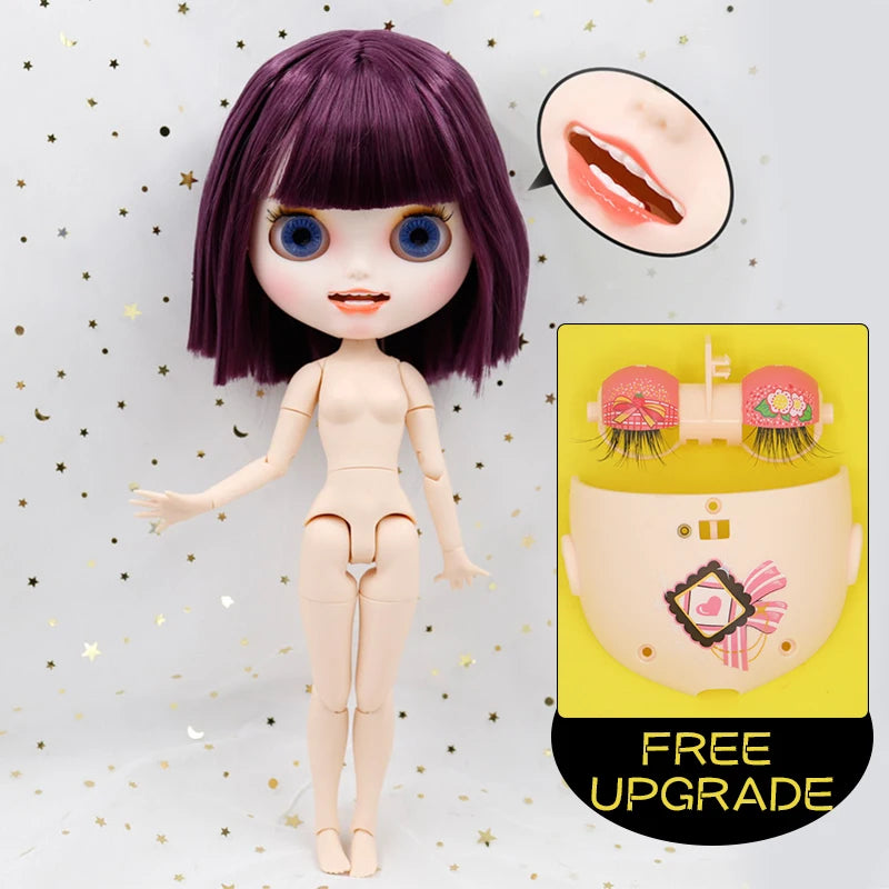 ICY DBS Blyth Doll 1/6 bjd ob24 toy joint body white skin custom doll customized face matte face 30cm toy girls gift