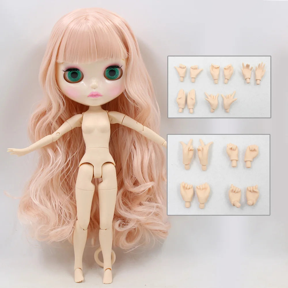 ICY DBS blyth doll 1/6 joint body white skin toy customized doll 30cm bjd random eyes colors anime toy girls gift