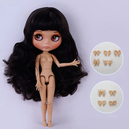 ICY DBS Blyth Doll Tan Skin Matte Face With Eyebrows Special Price 1/6 BJD JOINT body Neo Anime