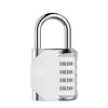 1pc Combination Lock Resettable 4 Digit Padlock with Combination Waterproof and Heavy Duty Combination Padlock Outdoor Indoor