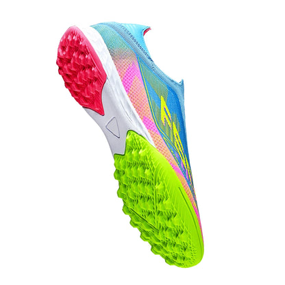Cost-effective TF Football Boots PU Blend Upper Dense Rubber Stud Anti-slip Durable Budget Turf Football Footwear