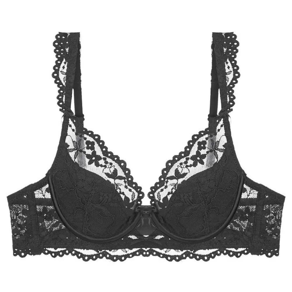Women's Lace Bow Bra Set