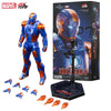 ZD Toys Iron Man MK35 Red Snapper Action Figure Iron Man Mk41 Mk47 Tank MK24 MK22 1/10 Scale Iron Man Collections Gift
