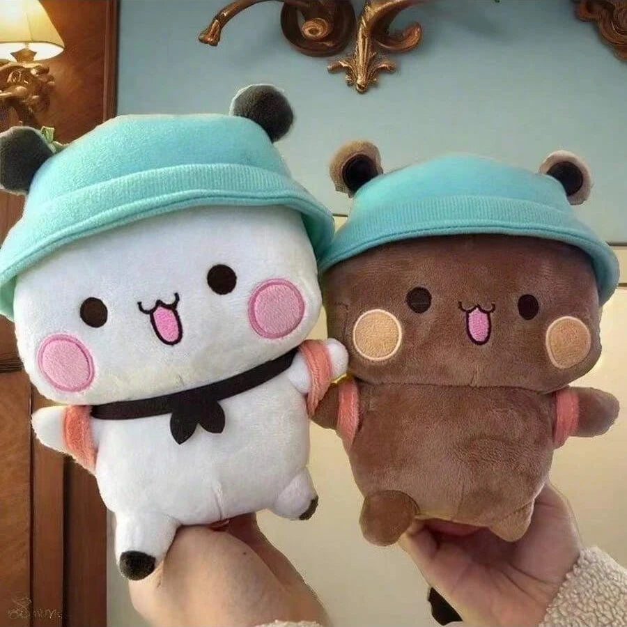 Yier Panda Bear Dolls Cute Bubu Dudu Plush Toy Lovely Cartoon Stuffed Soft Plushies Home Decoration for Girlfriend Gift