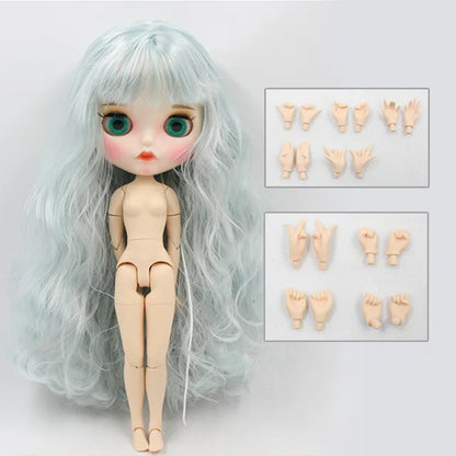 ICY DBS Blyth Doll 1/6 toy bjd matte face customized face joint body custom doll 30cm girls gift anime
