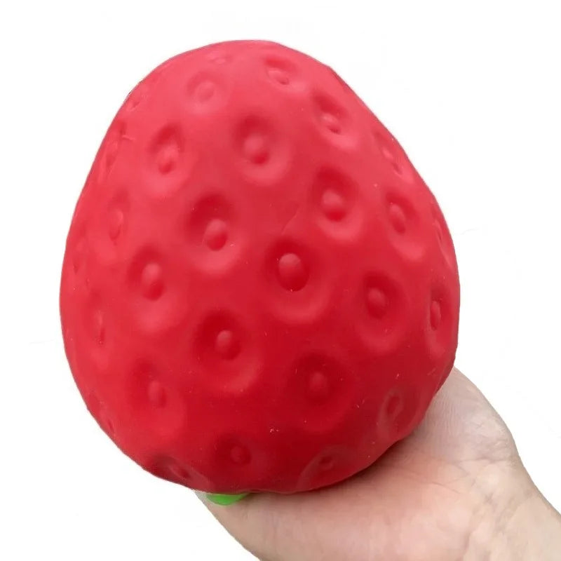 Super Jumbo Strawberry Squishy Toy Slow Rising Simulated Strawberry Antistress Anti-Anxiety Fidget Toy for Adults Friends Gifts