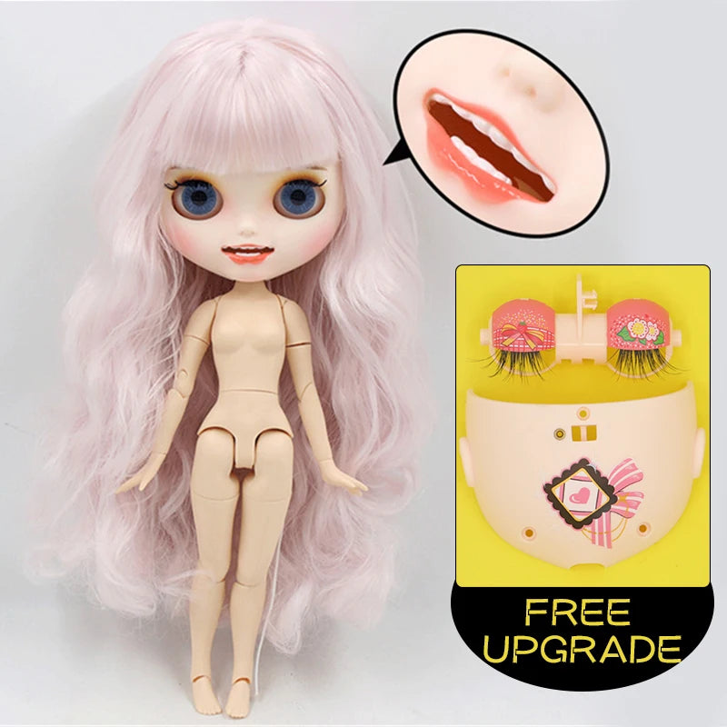 ICY DBS Blyth Doll 1/6 bjd ob24 toy joint body white skin custom doll customized face matte face 30cm toy girls gift