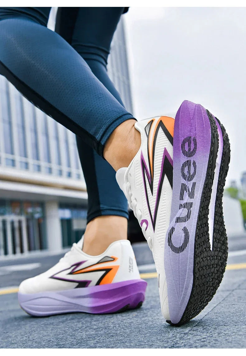 Men's Running Shoes Outdoor Sneakers Breathable Mesh Off-road Luxury shoes Trainer Shoes Couple Cushioning Race Non-Slip Fashion