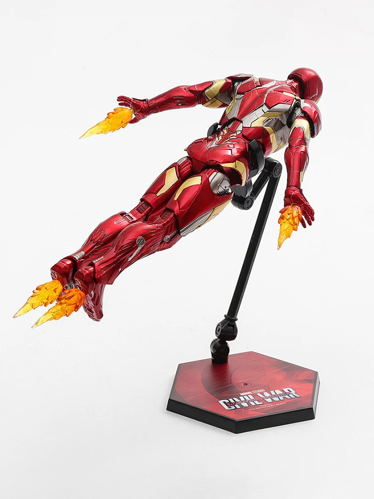 ZD Toys Iron Man Action Figure Joint Movable MK1 MK3 MK6 MK7 MK42 MK45 MK50 MK85 MK17 MK33 MK39 Adult Collection Figure Gift