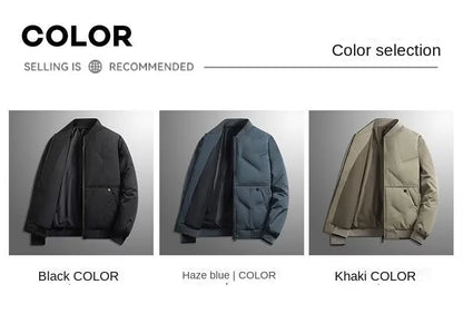 Men's Casual Zip-Up Baseball Jacket