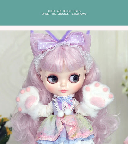 ICY DBS Blyth doll 1/6 Anime Doll joint body white Skin glossy face Special Combo with clothes, shoes and hands 30cm BJD TOY