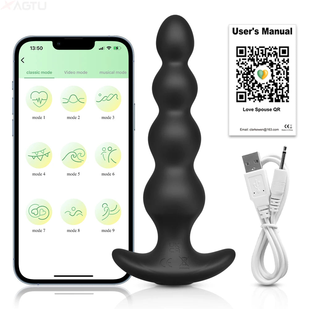 App-Controlled Vibrating Anal Beads