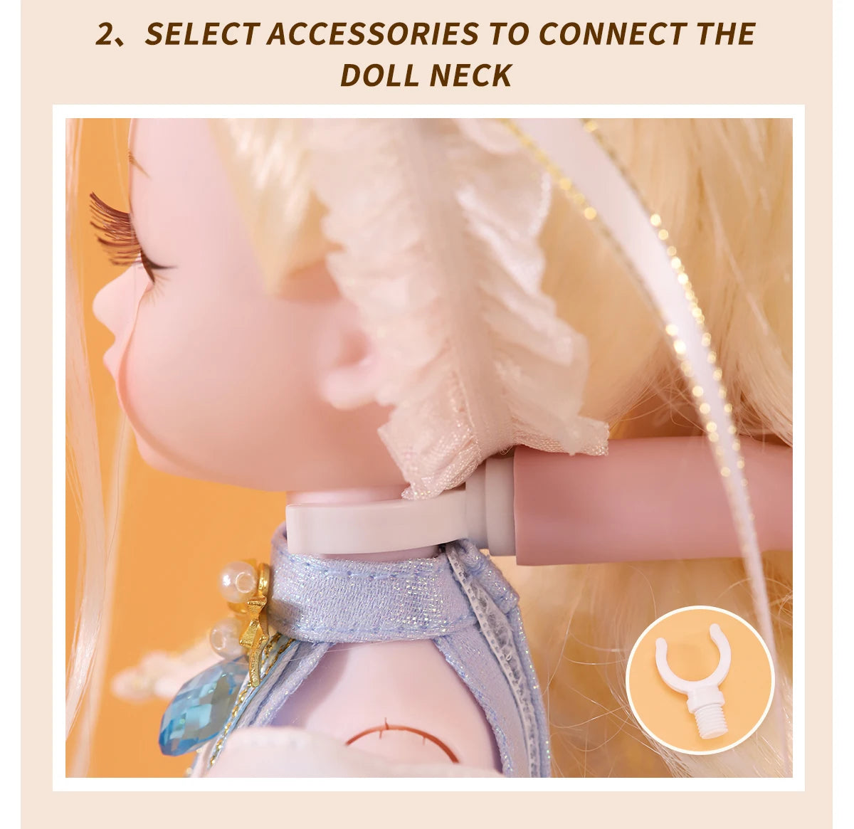 DBS icy Blyth doll multifunctional stand bracket for supporting doll 26cm*8.5cm anime girls gift