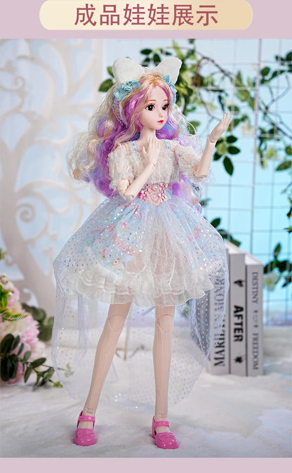 Special Price DBS 1/3 BJD Doll 62cm Height Mechanical Joint Body With Full Makeup Hair Eyes Clothes Toy Gift