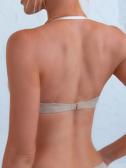fashionable sexy push-up bra U-shaped multi-wear bralette with invisible backless underwear underwire padded Lingerie