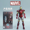 ZD Toys Iron Man Series Joint Movable MK1 MK2 MK3 MK4 MK5 MK6 MK7 MK42 MK43 MK50 Movie Action Figure 7 Inches Mark Dolls