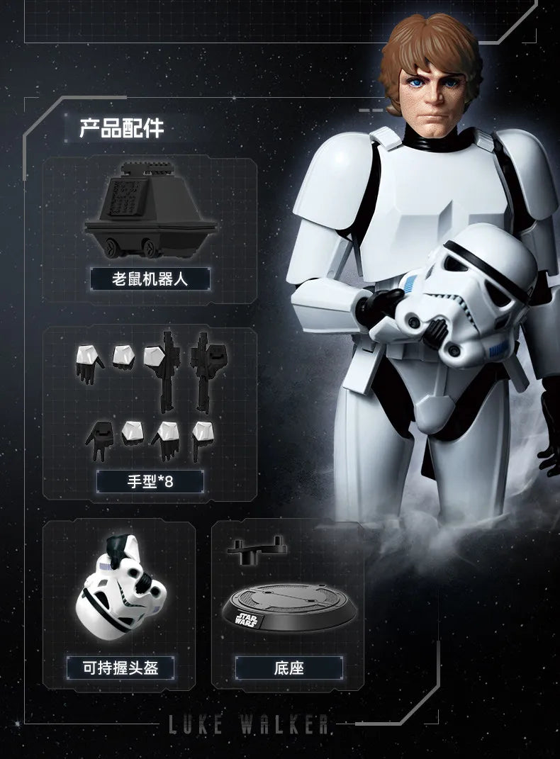Blokees Star Wars Action Figure Darth Vader Dark Trooper Stormtrooper Anime Collection Toys Model For Children Gift