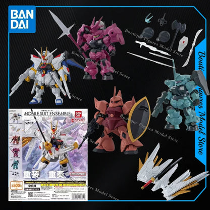 Bandai Genuine GUNDAM MSE MOBILE SUIT ENSEMBLE GASHAPON Anime Action Figure Assembly Collection Model Gift Toys Hobbies