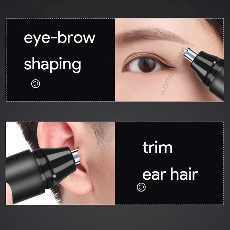 HOT Electric Nose Hair Trimmer Ear Hair Trimmer Eye-brow shaping Professional Safe Painless Portable For Business Trip And Home