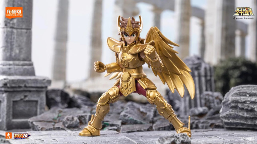 Original Blokees Gold Saint Action Figure Champion Saori Kido Seiya Mu Aiolia Assembly Figure Children Toys Birthday Gift