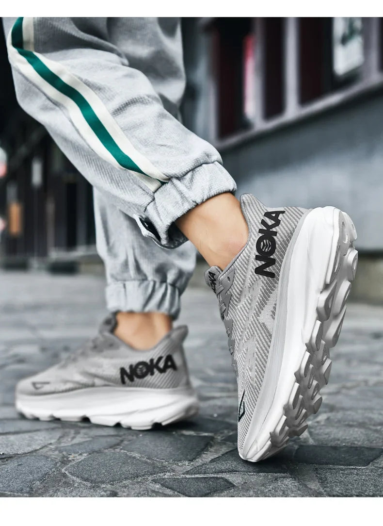 Men's Running Shoes Luxury Shoes Trainer Race Jogging Cushioning Outdoor Breathable Couple Non-Slip Sneakers Mesh Off-road Shoes