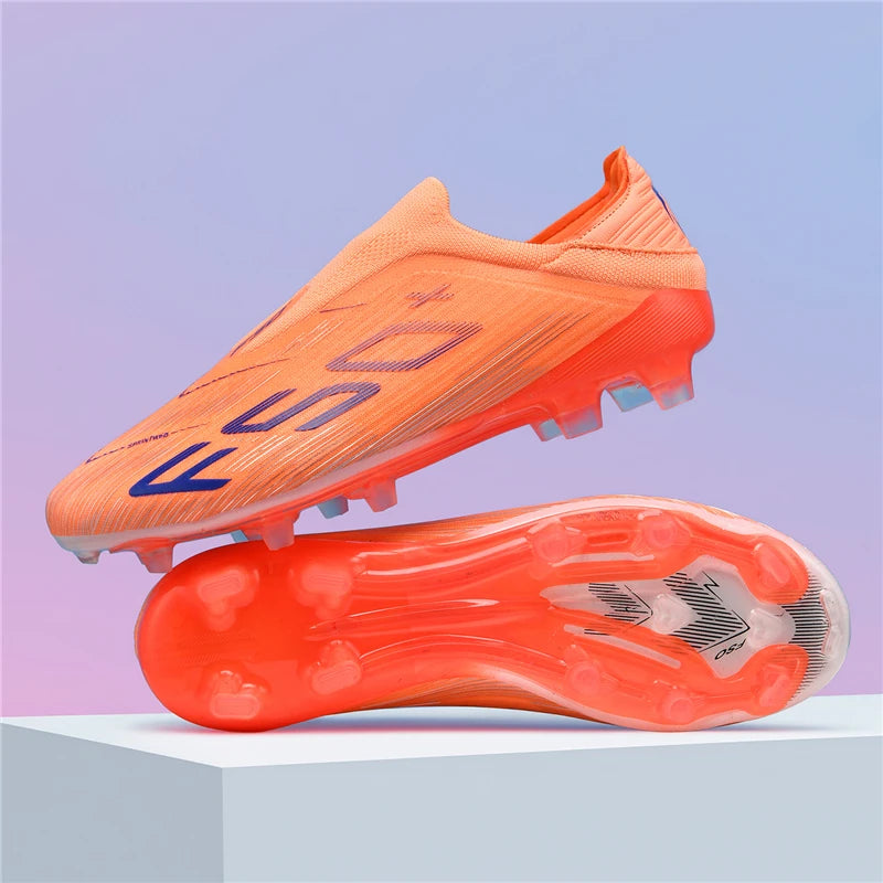 New Men Soccer Shoes Futsal Cleats High-quality Non-Slip Indoor Football Boots Sneakers Match Grass Hot-selling High-top Outdoor