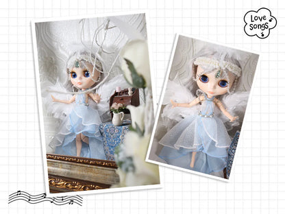 ICY DBS Blyth doll White Skin Glossy face Matte face Joint body with hand set A&B 1/6 bjd suitable diy makeup Special price